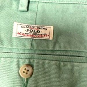 Polo Ralph Lauren- Green Chino Pant - 38 X 30